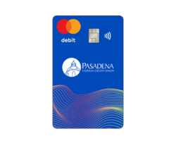 Pasadena FCU offered debit card.
