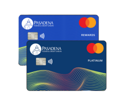 Pasadena FCU offered credit cards.
